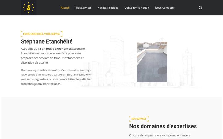 Screenshot of etancheitestephane.com