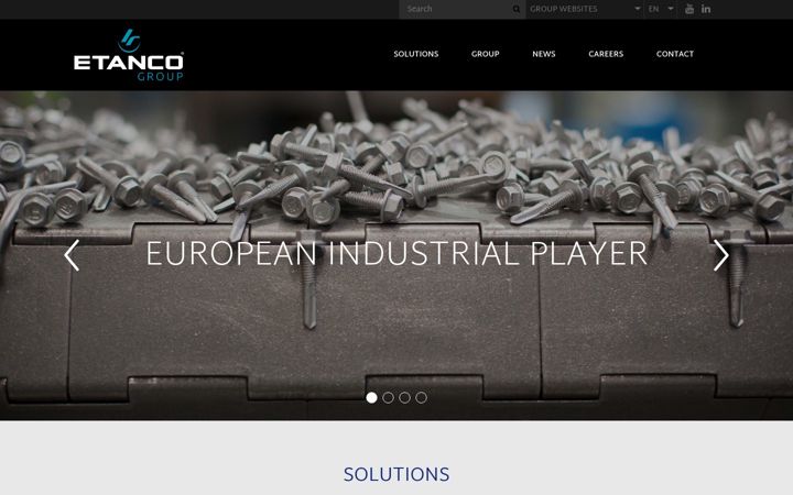 Screenshot of etancogroup.com