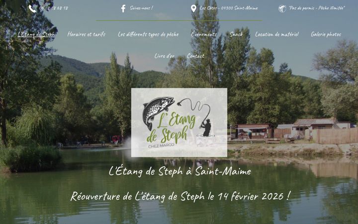 Screenshot stránky etangdesteph.fr