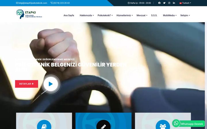 Screenshot of etap43psikoteknik.com