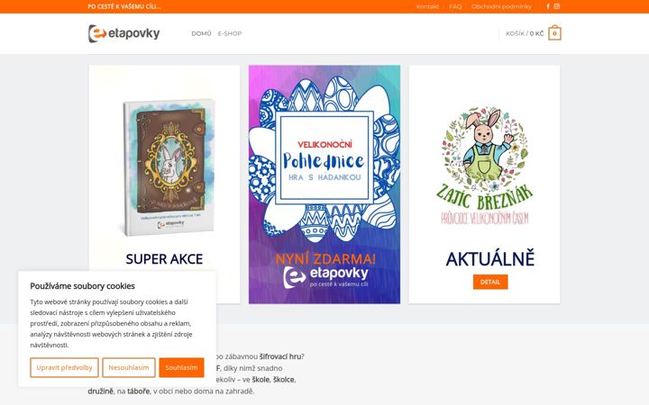 Captura de pantalla de etapovky.cz