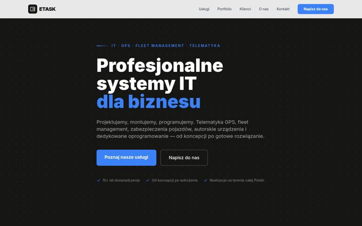 Screenshot of etask.com.pl