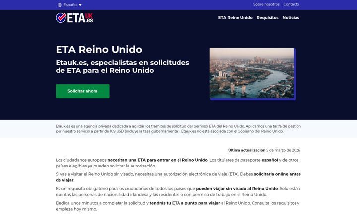 Screenshot of etauk.es