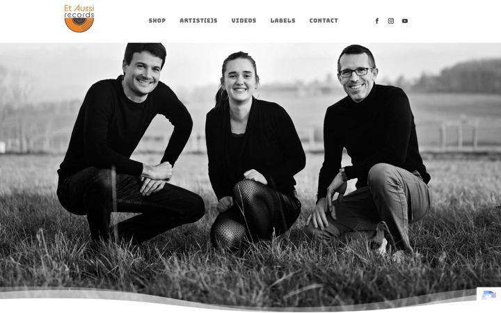 Screenshot of etaussirecords.com