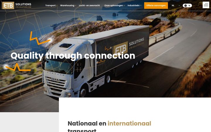 Screenshot of etb-solutions.com