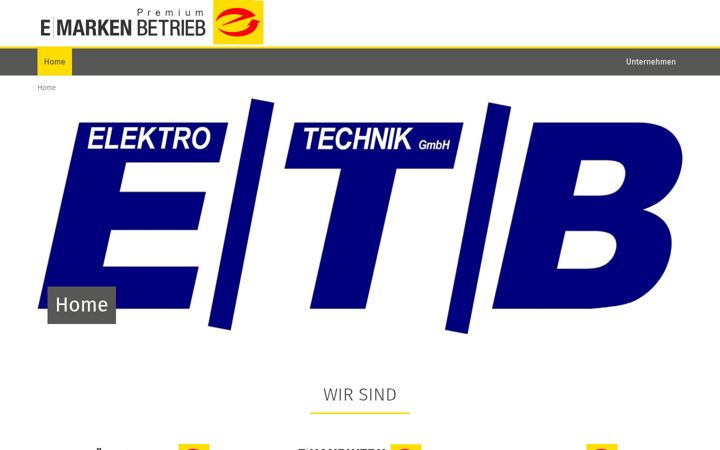 Screenshot of etbgmbh.de