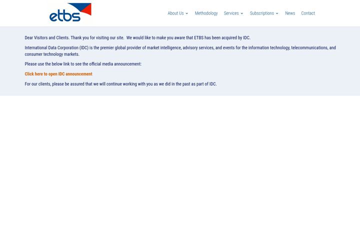 Screenshot di etbs.com.au