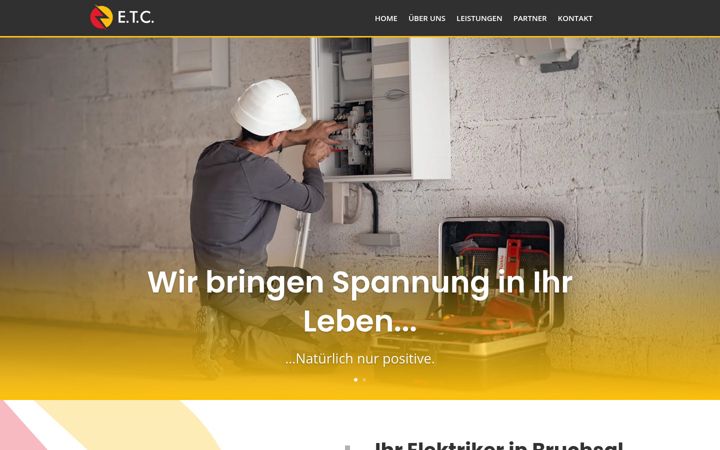 Screenshot of etc-bruchsal.de