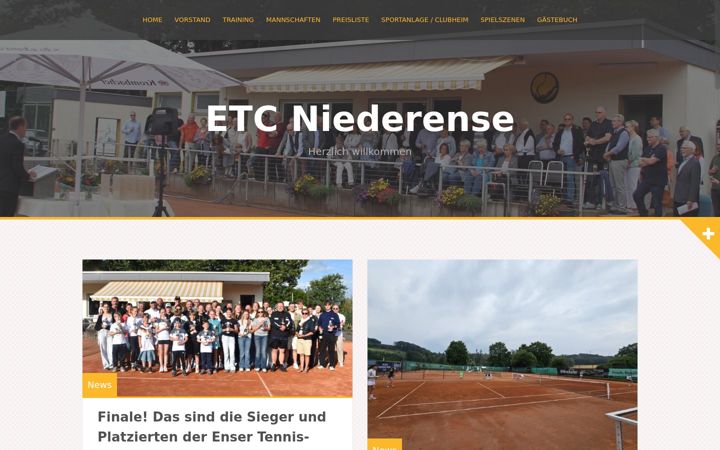 Screenshot of etc-niederense.de