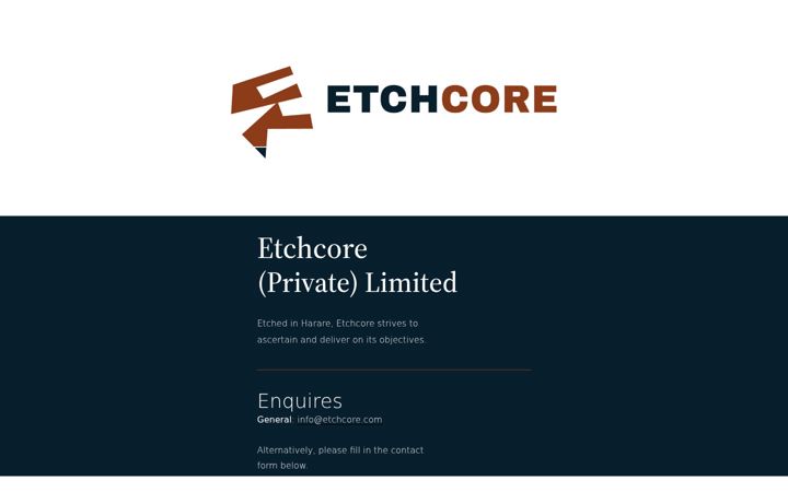 Screenshot of etchcore.com