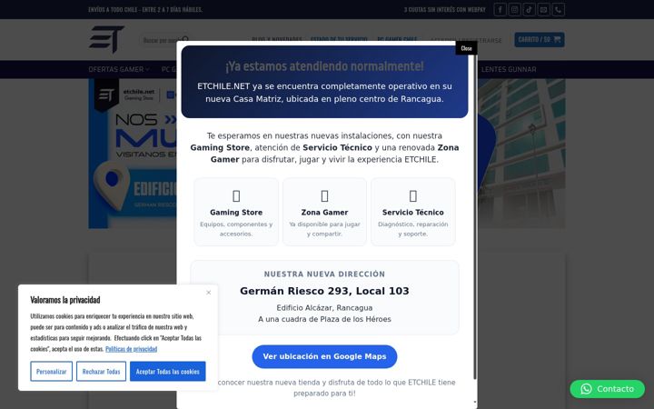 Screenshot of etchile.net