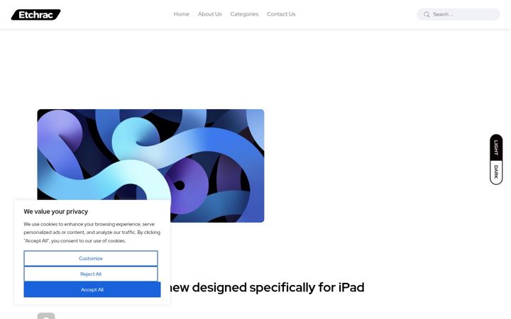 Screenshot of etchrac.com