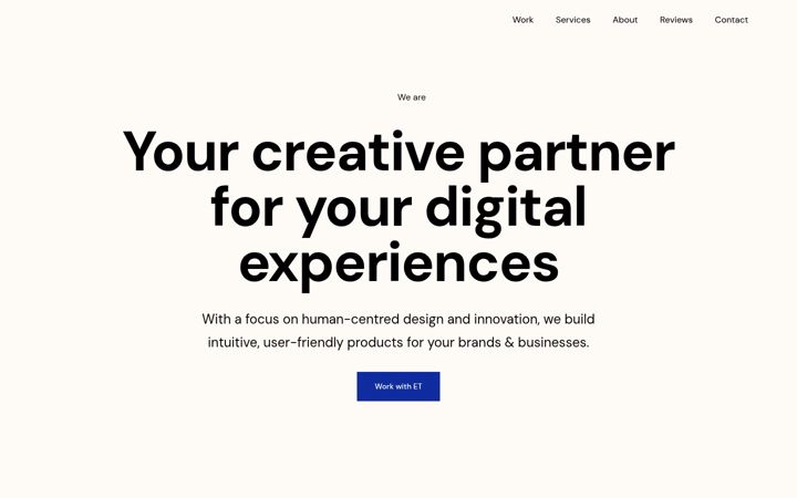 Screenshot of etdesign.co