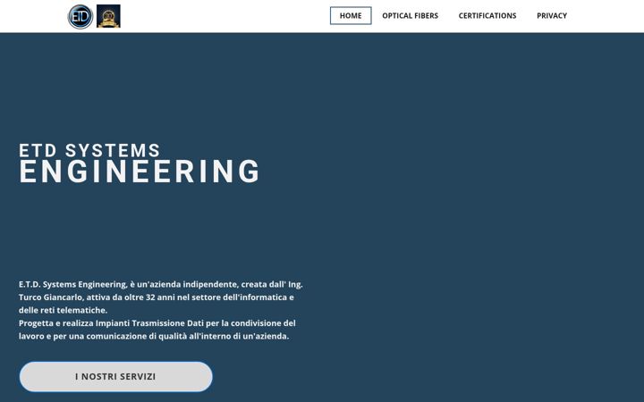 Screenshot of etdsystems.com