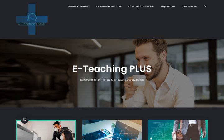 Ekrano kopija eteachingplus.de