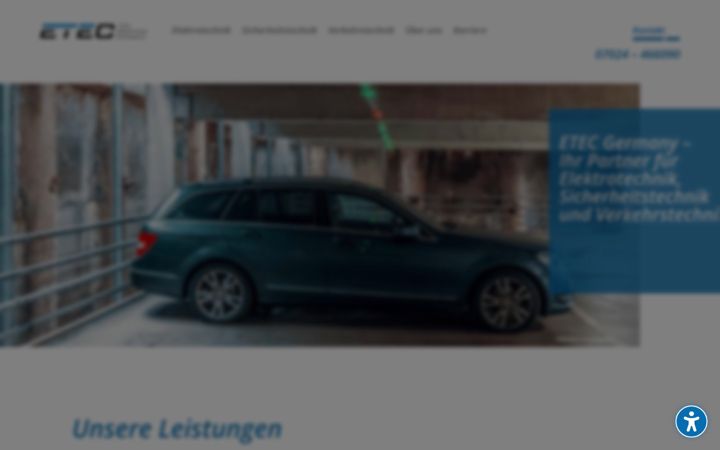 Ekrano kopija etec-germany.de