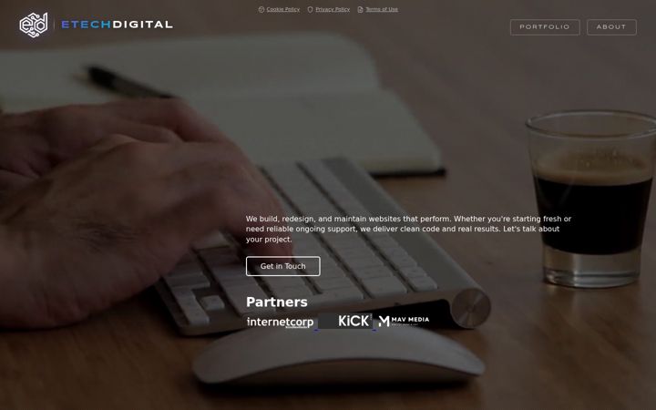Screenshot of etech-digital.com