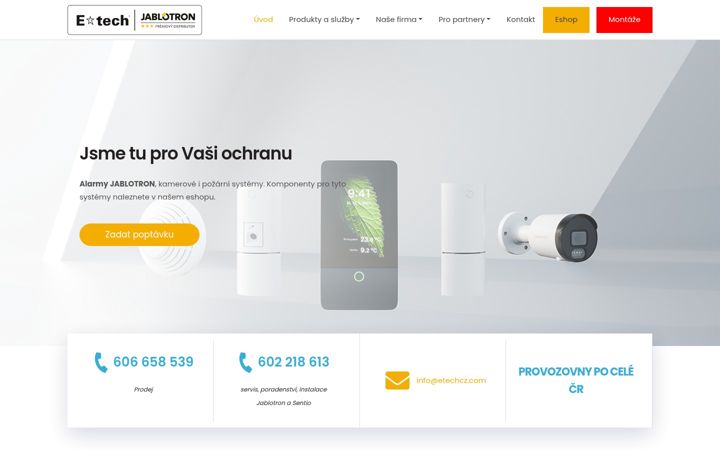 Screenshot of etechcz.com