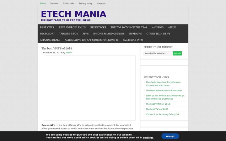 Screenshot of etechmania.com