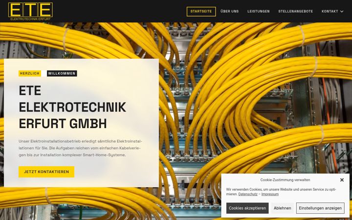 Screenshot of etegmbh.de