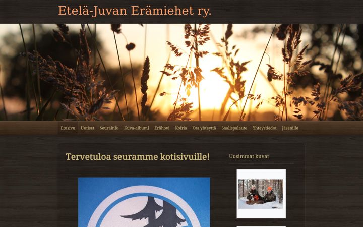 Screenshot of etelajuvaneramiehet.com