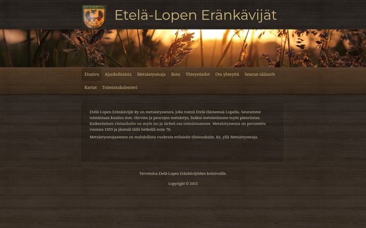 Екранна снимка на etelalopenerankavijat.fi