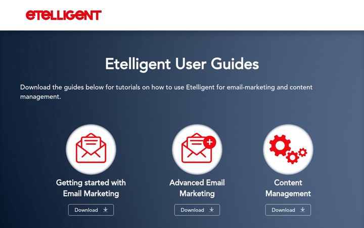Screenshot of etelligent.co.uk