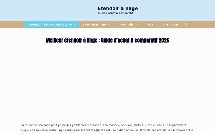 Screenshot of etendoirlinge.fr