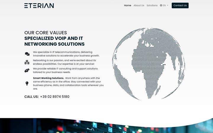 Screenshot of eterian.com