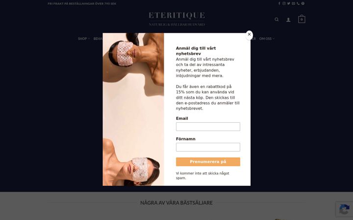 Screenshot of eteritique.se