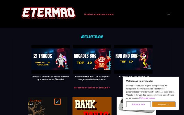 Screenshot of etermao.com