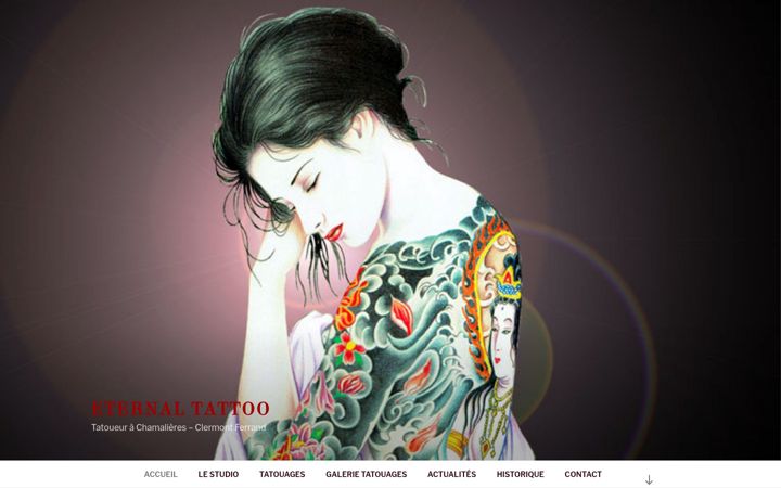 Screenshot of eternal-tattoo.fr