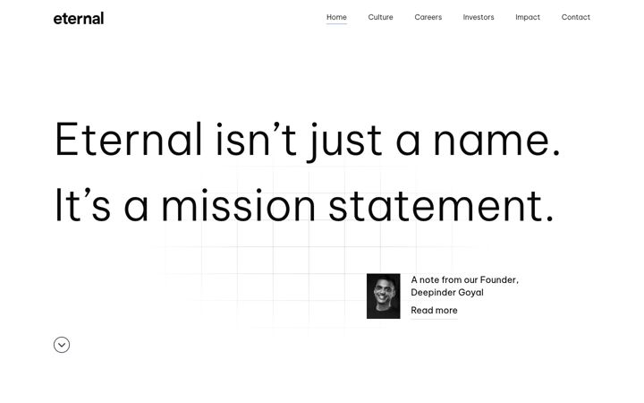 Screenshot of eternal.com