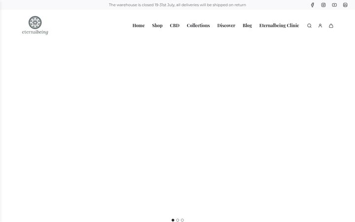 Skärmbild av eternalbeinghealthcare.com
