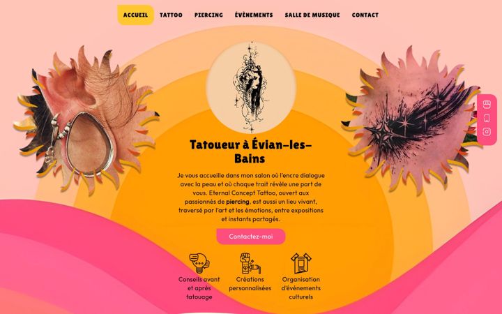 Screenshot of eternalconcept.fr