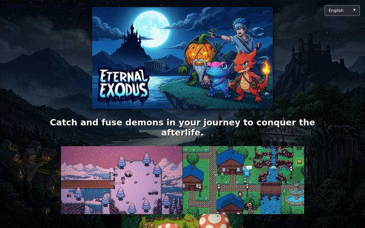 Screenshot of eternalexodus.com