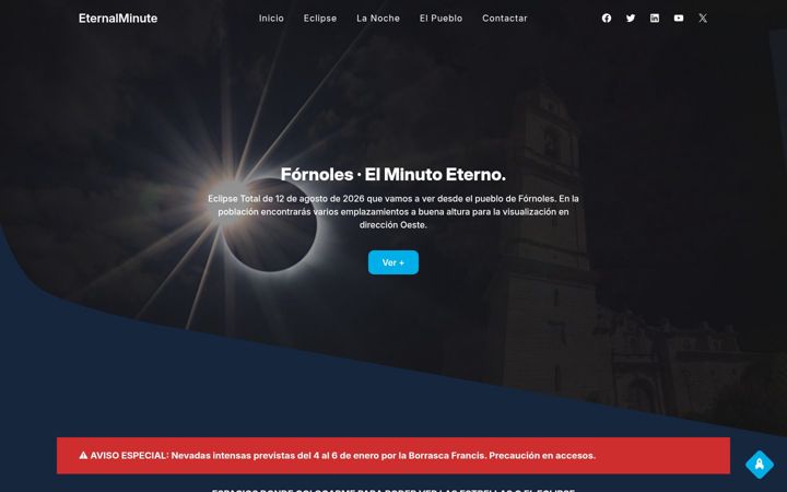 Screenshot of eternalminute.es
