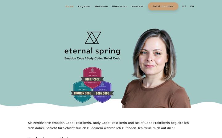 Екранна снимка на eternalspring.ch
