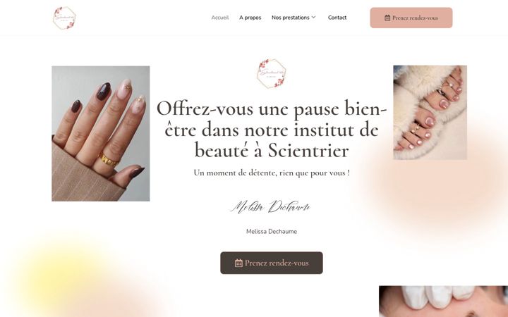Screenshot of eternellementbelle.fr