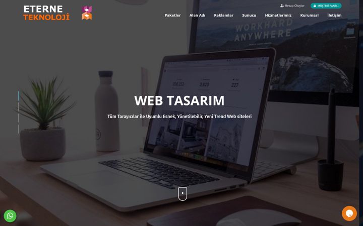 Screenshot of eterneteknoloji.com