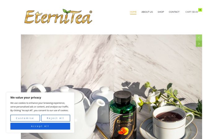 Screenshot of eternitea.co