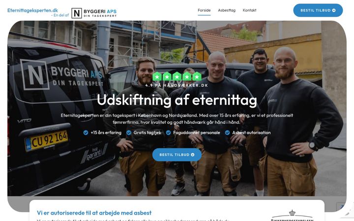 Zrzut ekranu eternittageksperten.dk