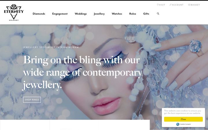 Screenshot of eternitydiamondsuk.com