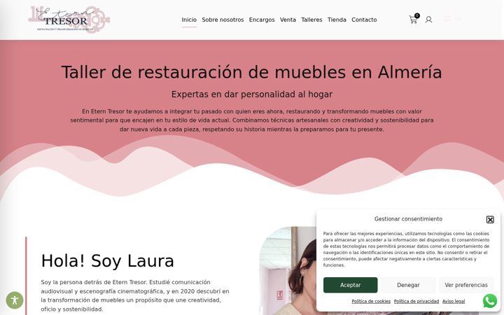 Screenshot of eterntresor.com