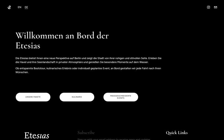 Screenshot of etesias.com