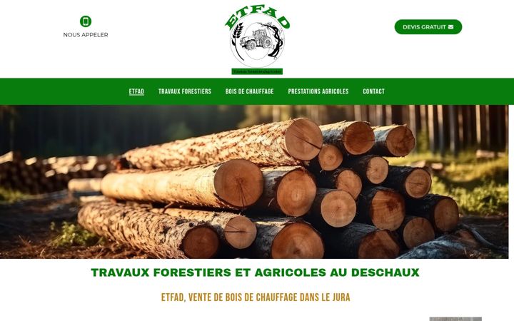Screenshot of etfad-39.fr