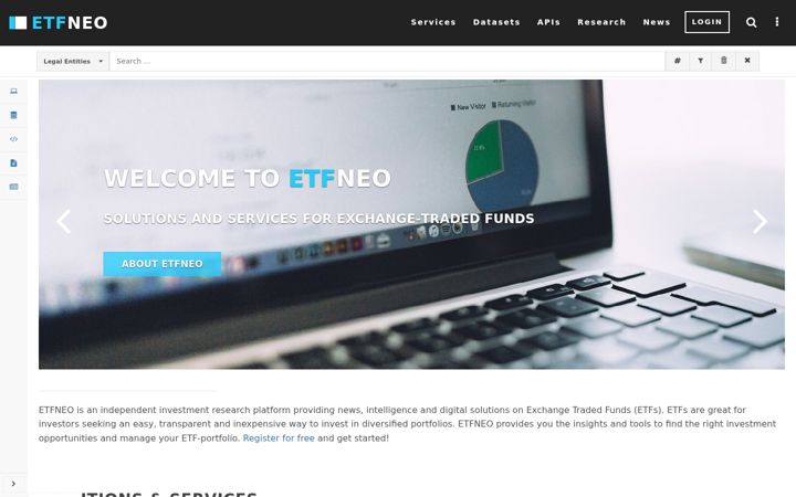 Screenshot of etfneo.com