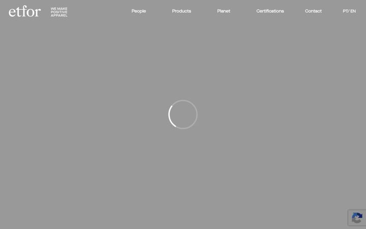 Screenshot of etfor.com