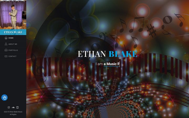 Captura de ecrã de ethanblakemusic.co.uk
