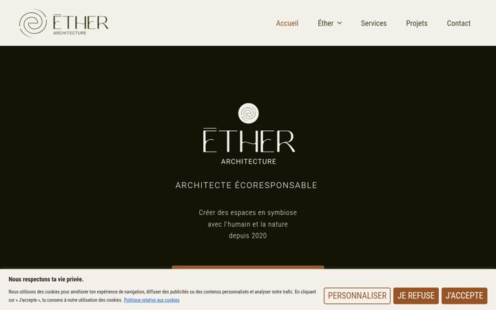 Screenshot of etherarchitecture.com